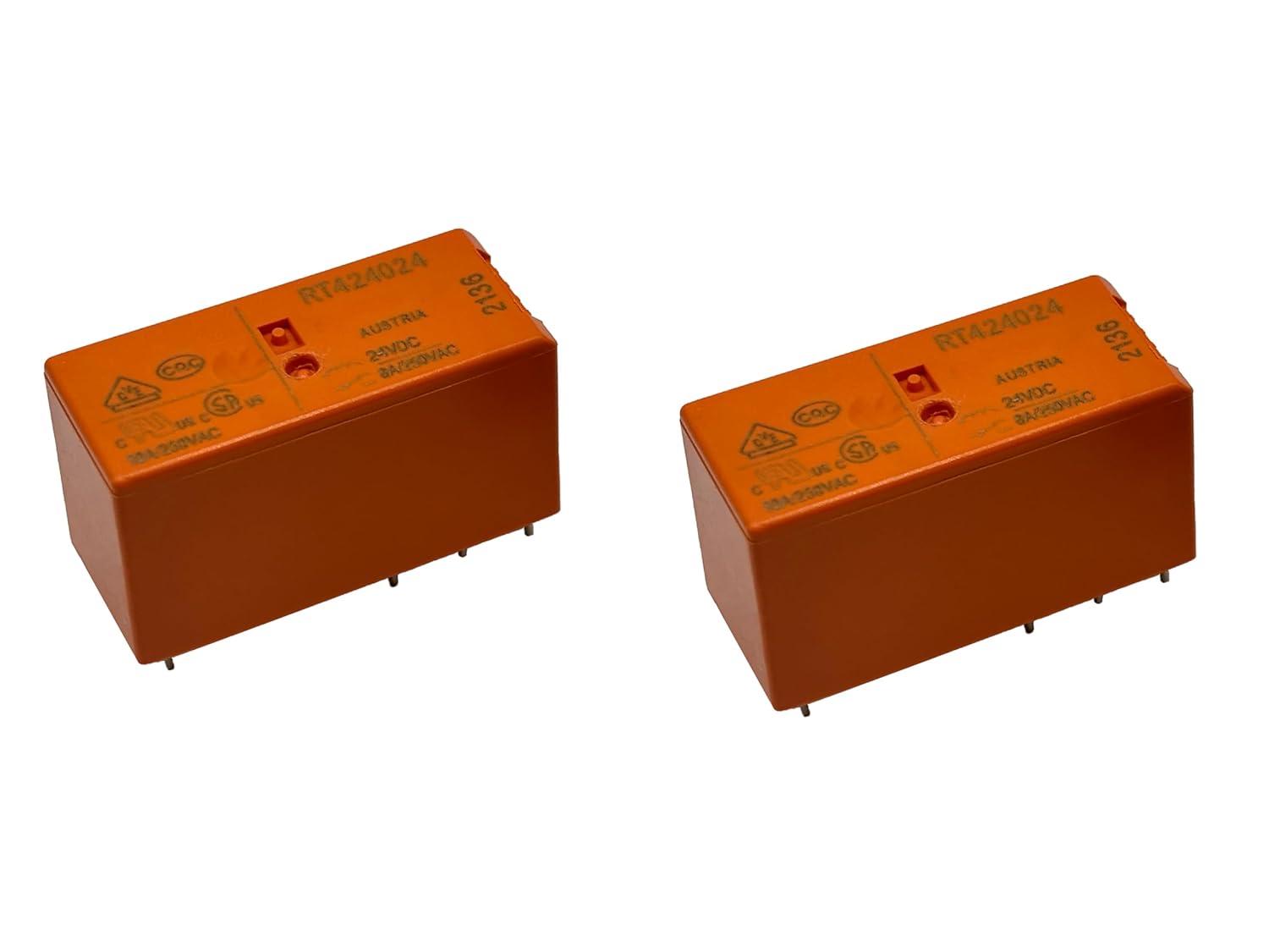 Relay 24V Coil 8pin  (RT424024 24VDC DPDT)