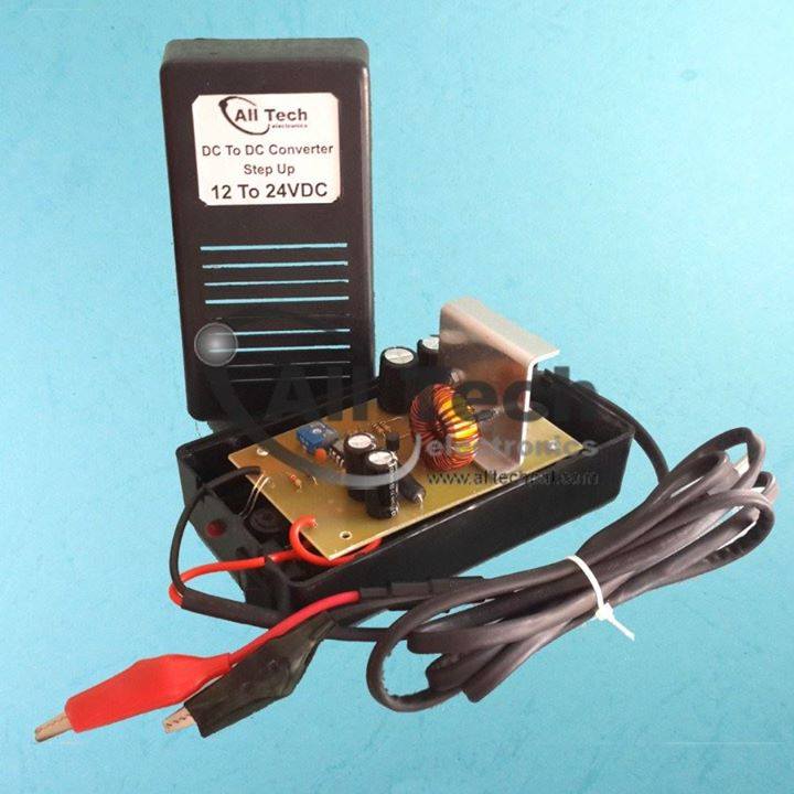 DC to DC Step Up Boost Converter 12 to 24VDC (All Tech)