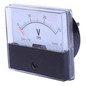 Analog Panel Meter from 0 to 30 VDC