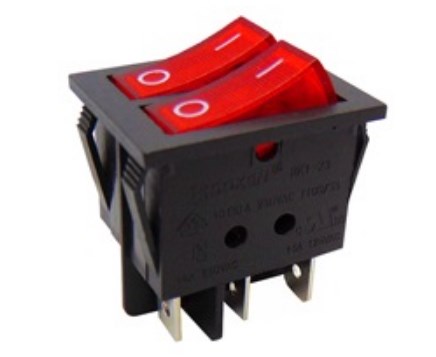 SW11 ON-OFF 16A@250V- 2 Gang