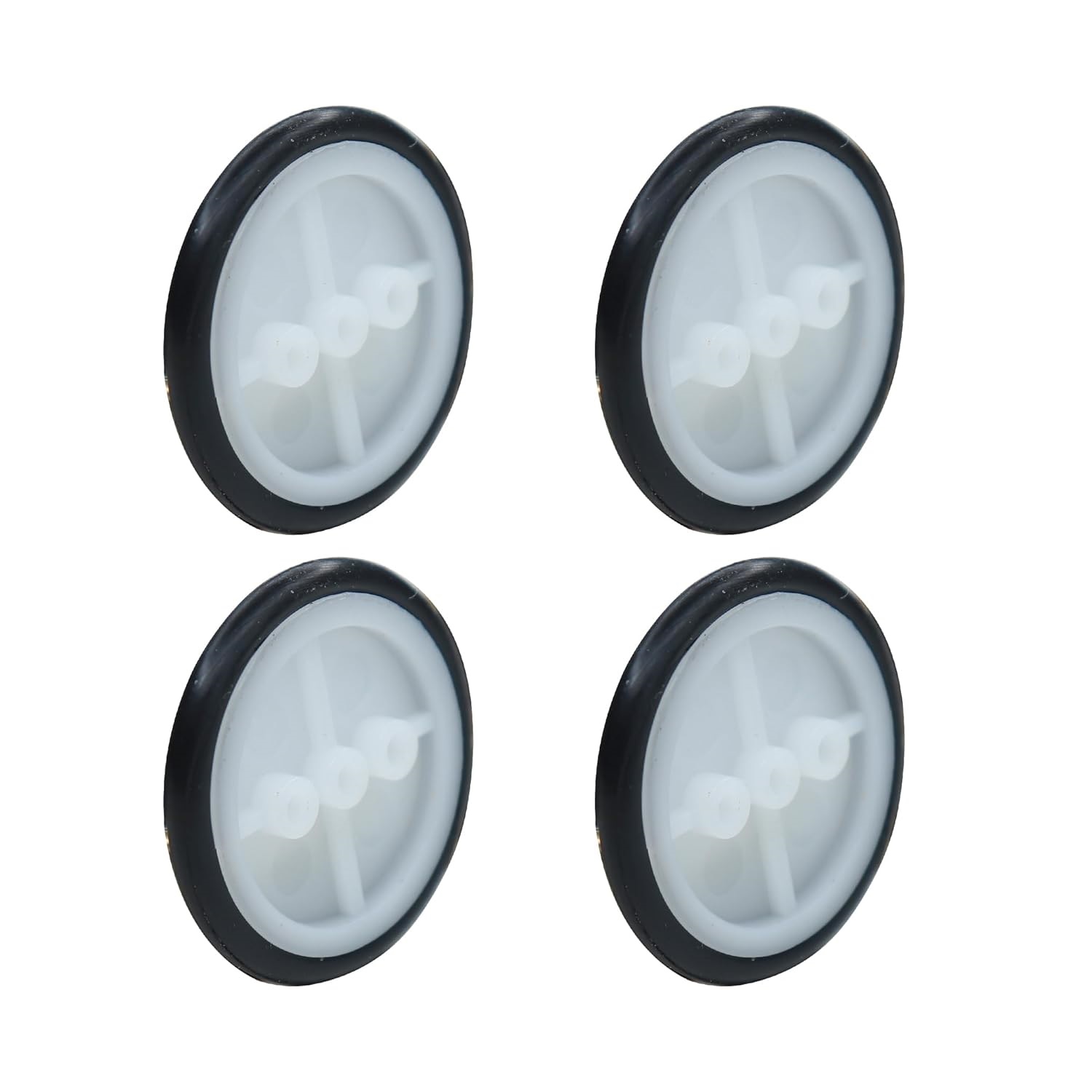 Toy Wheel Hard Plastic Build Rubber Cover (28 x 3.7mm)