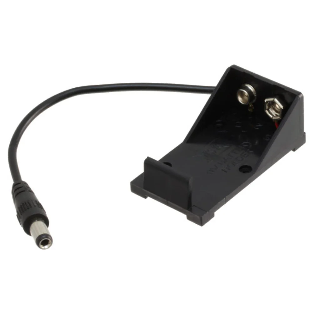 Battery 9V Holder With Standard DC Male Plug