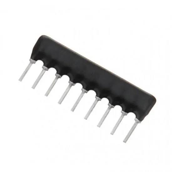 100 Kohm 9 Resistor Network (10pins)