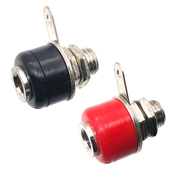 BF2 Banana Female Terminal Plug 4mm Black Color (Small size)