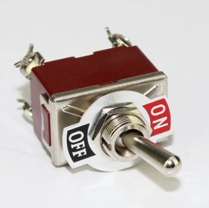 SW8 ON-OFF Toggle Switch 15A@250V-4pin Metal