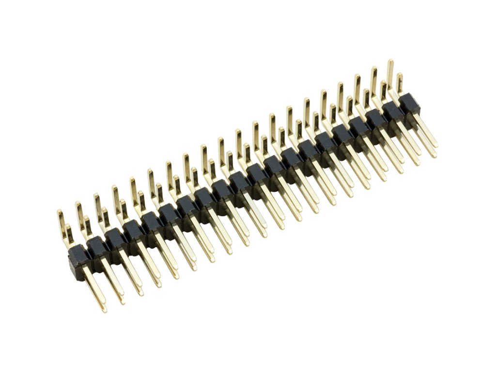 Pin Header Male 2×40 Right Angle