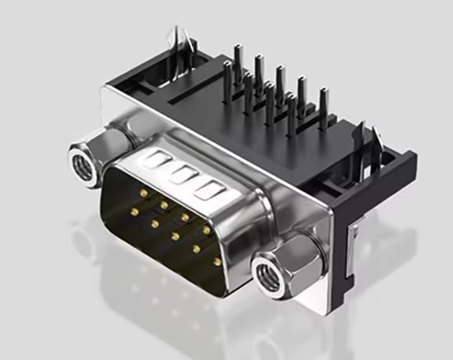 HD15 (VGA) Male Right Angle on PCB Solder Type