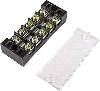 5Way Dual Row Screw Electric Barrier Terminal (600V 25A )