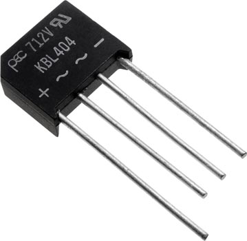 Bridge Rectifier 4A  (Comb Shape)