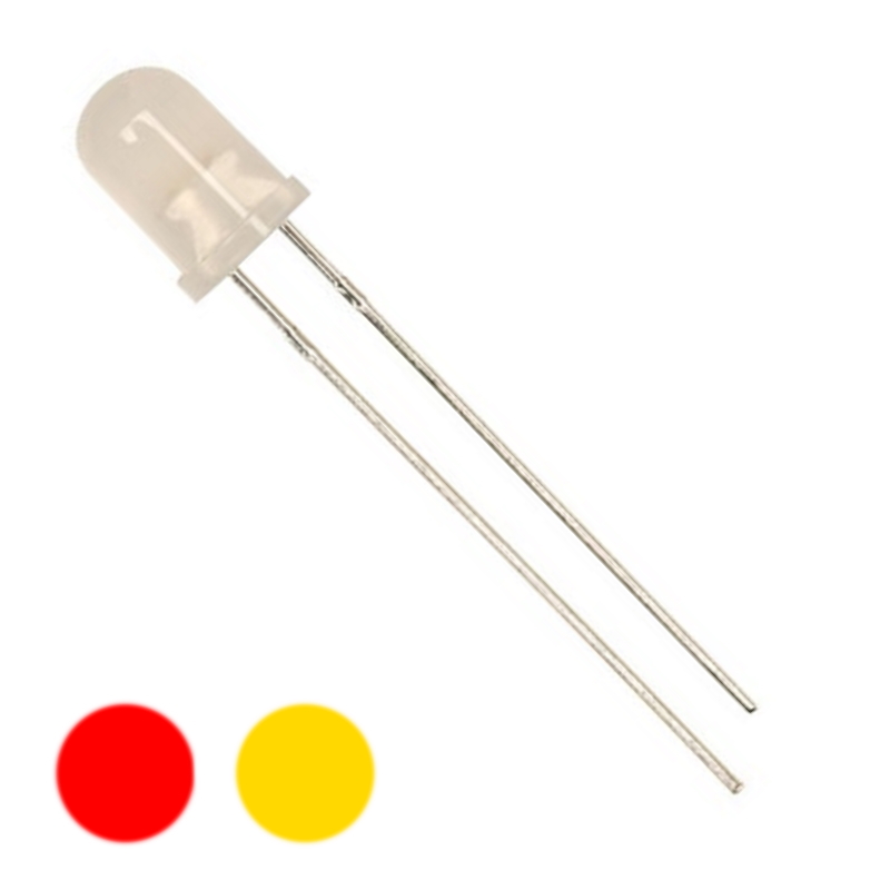 5mm Red-Yellow Color by ch. polarity