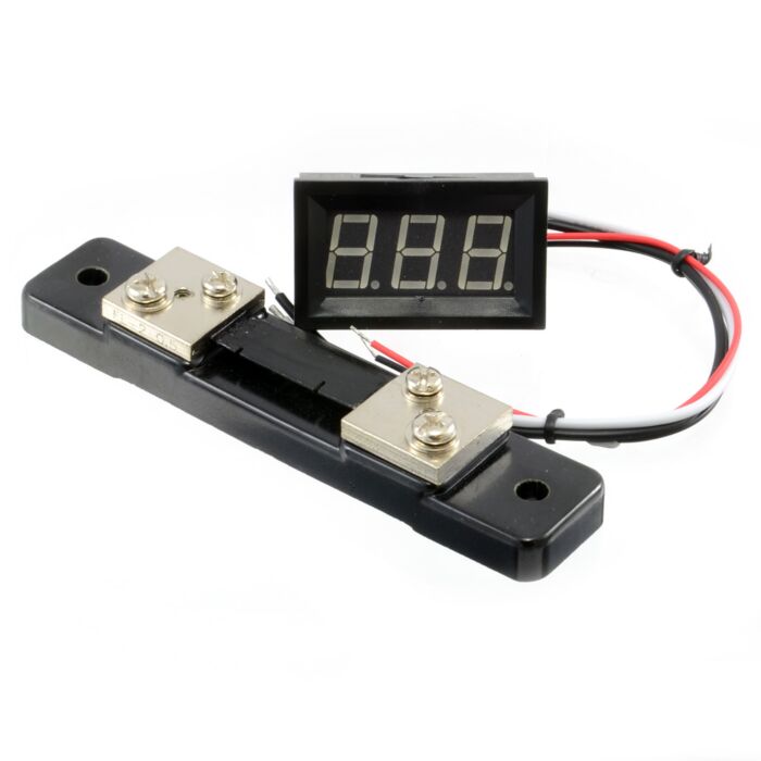 Digital panel Meter from 0 to 50ADC with shunt